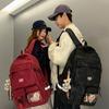Schoolbag Schoolbag Women's Tooling Wind Camouflage Backpack Male and Female College Students Multi-pocket Large Capacity Trendy High School Backpack