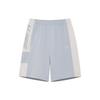 Li Ning Sports Trend Series Color Block Logo Print Loose Casual Shorts Men Shorts Gray AKSS305-3