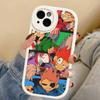 Cartoon Cute E-Eddsworlds Phone Case For IPhone 16 15 14 11 12 13 Pro Max Plus Back Leather Shell