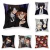 Horký Anime Bungo Stray Dogs Povlak na polštář 3D Tisk Polyesterové vlákno 40*40cm Domácí Pohovka Hodit Dekorace Festivalový Dárek