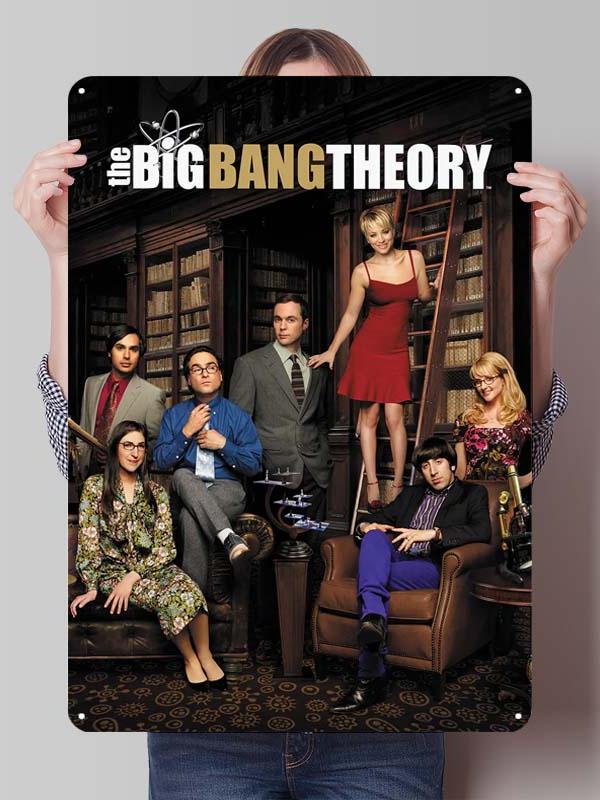 The Big Bang Theory Tv Shows Metal Posters Decor for Room Decoration Custom Metal Signs Tin Plaques for Wall Art Decoration Home