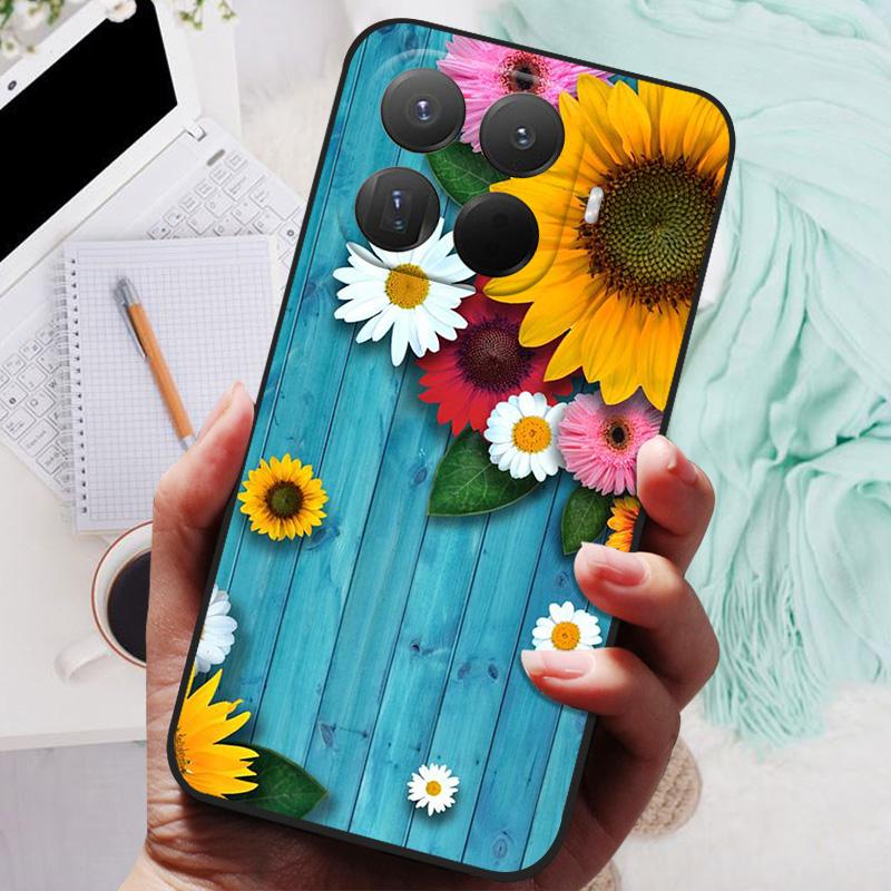 Xiaomi 15T Pro tok Oroszlán Farkas Szilikon Puha Hátlap Xiaomi Mi 15T Pro Telefon Tokhoz 15TPro Védő Ház Fundas Coque