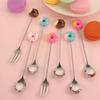 Quality Kitchen Tool Dinnerware Cake Dessert Sugar Teaspoon Coffee Spoon Fruit Fork Stirring Spoon