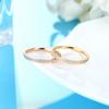Japan and South Korea Ultra-fine Diamond Ring Ring Titanium Steel Electroplating Diamond Ring Exquisite Index Finger Ring