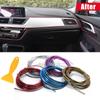 5M Car Dashboard Door Edge Insert Trim Styling Interior Decorative Moulding Universal Auto Accessories Insert Strip With Scraper