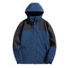 Autumn Thin Windbreaker Windbreaker Waterproof Hooded Mountain Parka Large Size Casual Sports Lightweight Outerwear Outdoor Climbing Navy 4XL Size