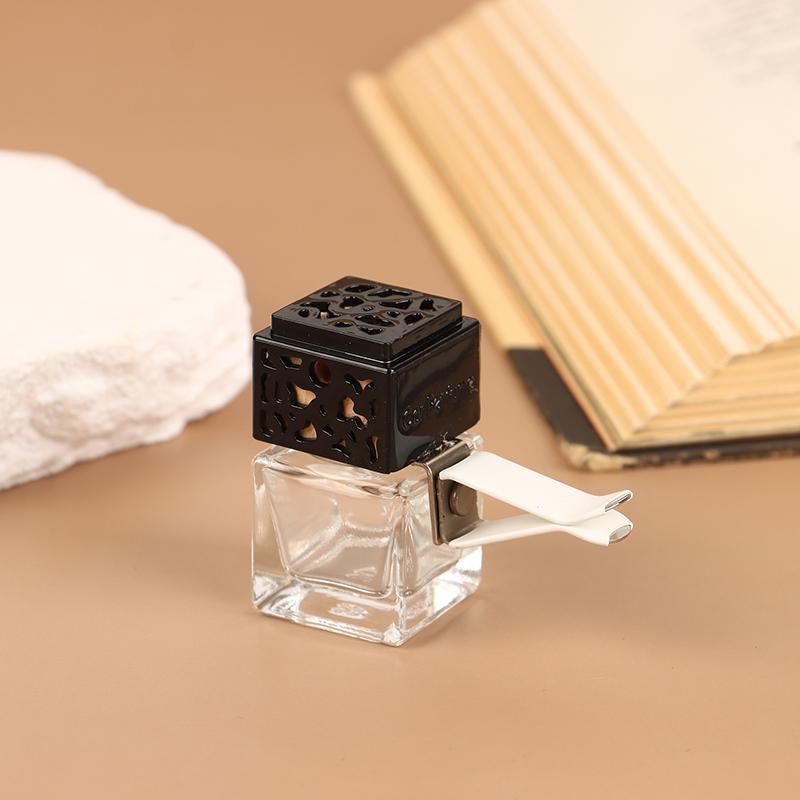 1PC Auto Accessories Car Fragrance Empty Glass Bottle Clip Car Air Freshener Bottle Perfume Clip Air Vent Outlet Aromatherapy