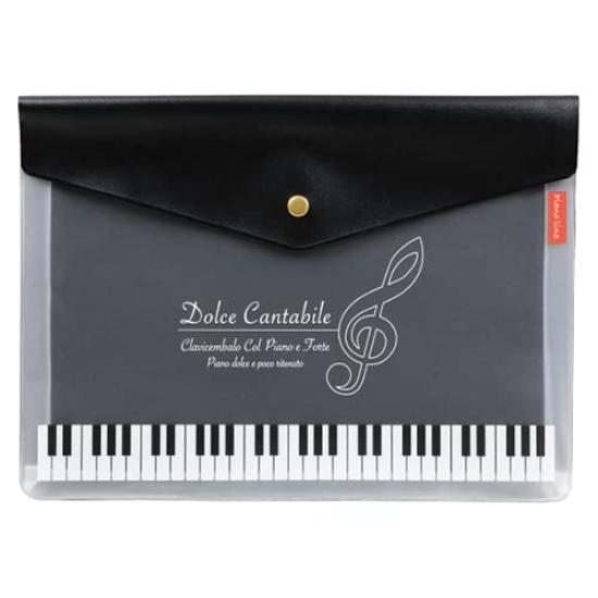 Partition Piano A4 Pochette à Soufflets Notes de Musique