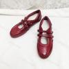 Women's Ballet Shoes 2026 Autumn New Fashion Vintage Flat Mary Jane Shoes Lightweight Comfortable Ouitdoor Non Slip Casual Shoes