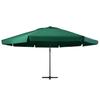 600 Cm Aluminum Mast Sun Umbrella In Green