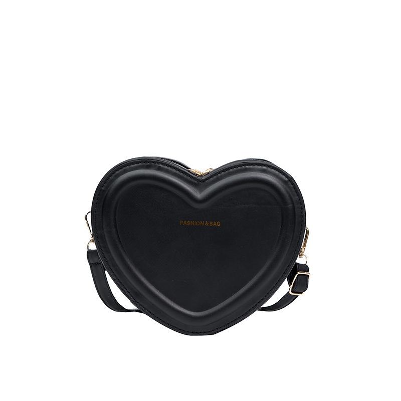 Fresh Style Women's Bag 2022 New Love Bag Trendy Girl Bag Heart-shaped Single Shoulder Diagonal Bag Cute Mini Bag