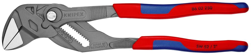Knipex Pliers Comfort Zinc Alloy Wrench, 250mm, Handle, Plated, 8602-250