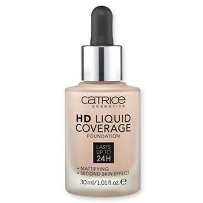 Catrice HD Liquid Coverage Foundation 30ml, 020 Rose Beige, 1 Pcs