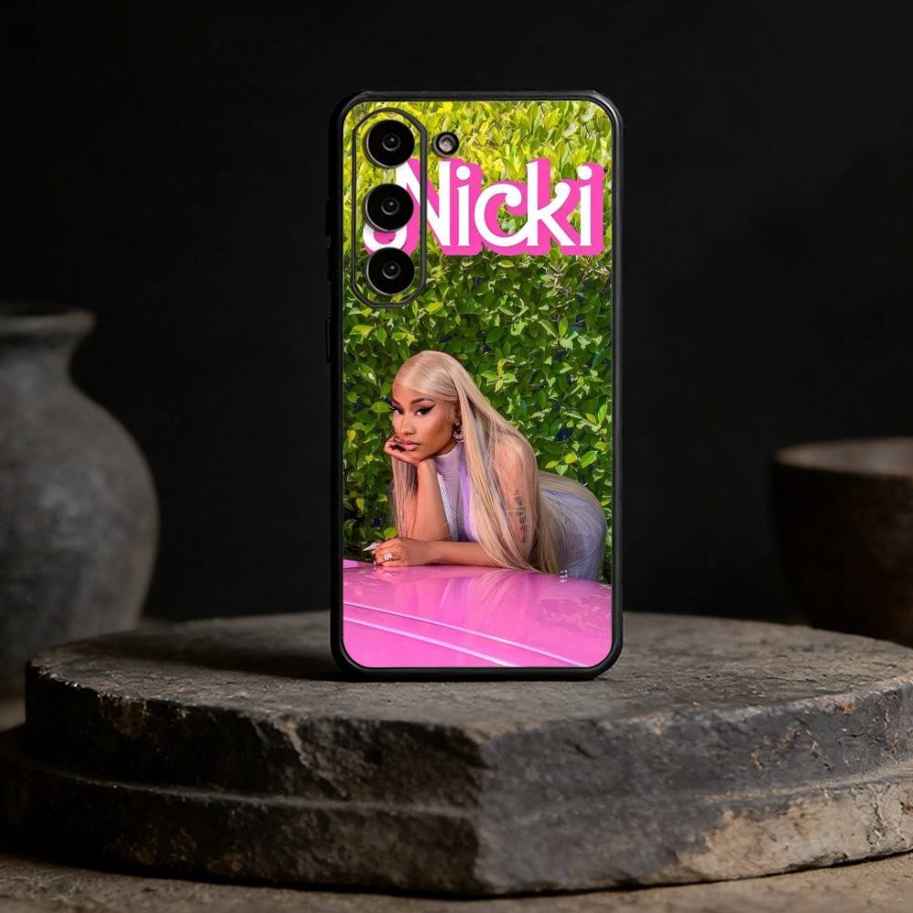 Rappare SINGER N-Nicki Minaj Fodral För Samsung Galaxy A13,21s,22,31,32,52,53,71,72,73,Mjukt Svart Fodral