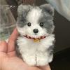 Birthday Gift for Girlfriend/Dog Lover, Realistic Plush Puppy with Luxurious Fur, Handmade Twisted Pipe Cleaner Dog