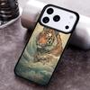 Japanese Tiger Phone Case for iPhone 17 16 15 Pro Max Air 14 13 12 11 Plus Shockproof Cover