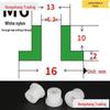 Step T-Shaped Nylon Insulating Bushing Washer, M3-M35 Thread Protection Spacer