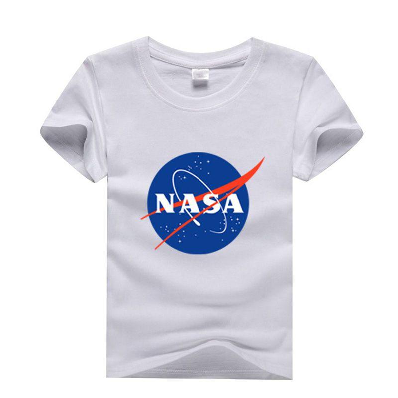 Classic Nasa Space Astronaut T-shirt For Kids With Stylish O-neck Design