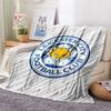 Leicester City Football Club Flanelldecke, Hohe Qualität, Bequem für alle Jahreszeiten, Heimdekoration, Wärme und Komfort