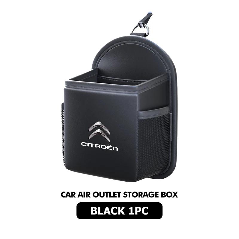 ALB1 Car Air Vent Outlet Storage Bag Phone Holder Pocket Organizer For Citroen Jumper Celysee Cactus Picasso Aircross Saxo Grand