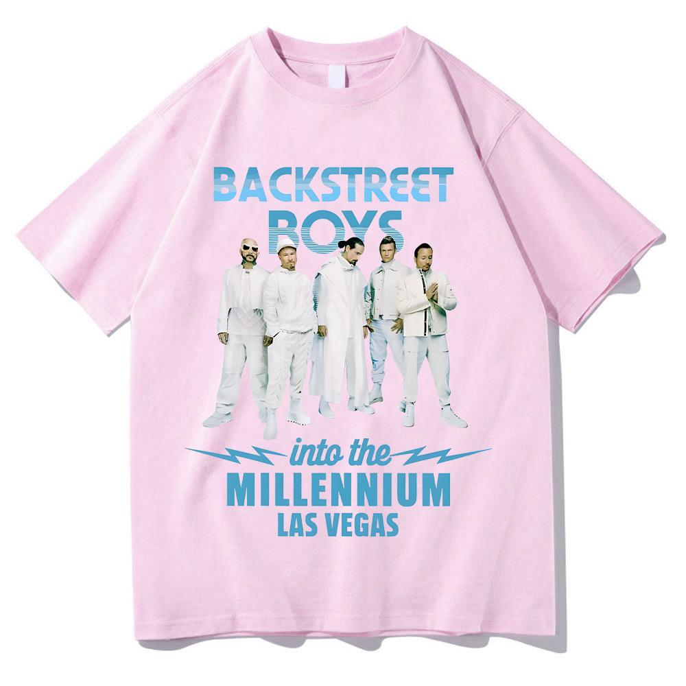 Backstreet Boys T-Shirts Y2K Spaß Lässig Baumwollkleidung Geschenk Kleidung Ins MILLENNIUM Vintage Oberteile Damen Herren Streetwear Tees