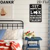 Funny Metal Tin Sign Yet Despite The Look On My Face You Are Still Talking Metal Signs for Man Cave Bedroom Home Decor Plaque