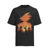 Herren T-Shirt Bio-Baumwolle Dragon Ball Son Goku Saiyajin Anime Nerd Geek