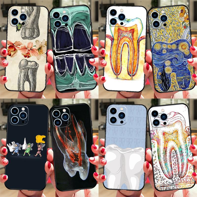 Zahnarzt Zahnmuster Hülle Für Samsung Galaxy A56 A36 A54 A34 A14 A06 A16 A26 A12 A32 A52 A13 A33 A53 A15 A35 A55