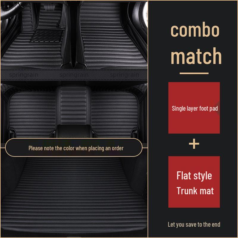 Mercedes-Benz Genuine Leather Full Surround Floor Mats for E-Class, C-Class, S-Class, G-Class, EQC, EQE, GLS, GLE 450 AMG.