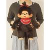 Sekiguchi Monchhichi Premium Standard L Brown Girl 251056 H45 x W34 x D13cm
