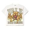 Retro American Dark Print Distressed Oversized Streetwear T-shirt