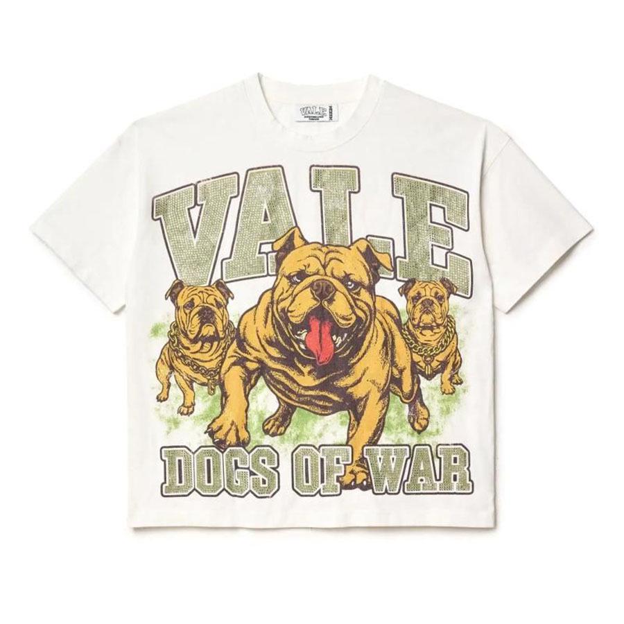 Retro American Dark Print Distressed Oversized Streetwear T-shirt