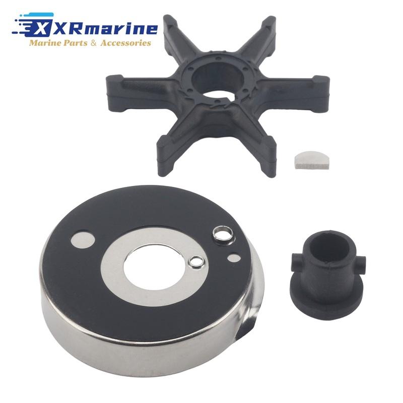 Water Pump Impeller Repair Kit Fits for Yamaha 2 Stroke 25HP 30HP C25 C30 for Mercury Mariner 20 25 28 30 HP Outboard Engines