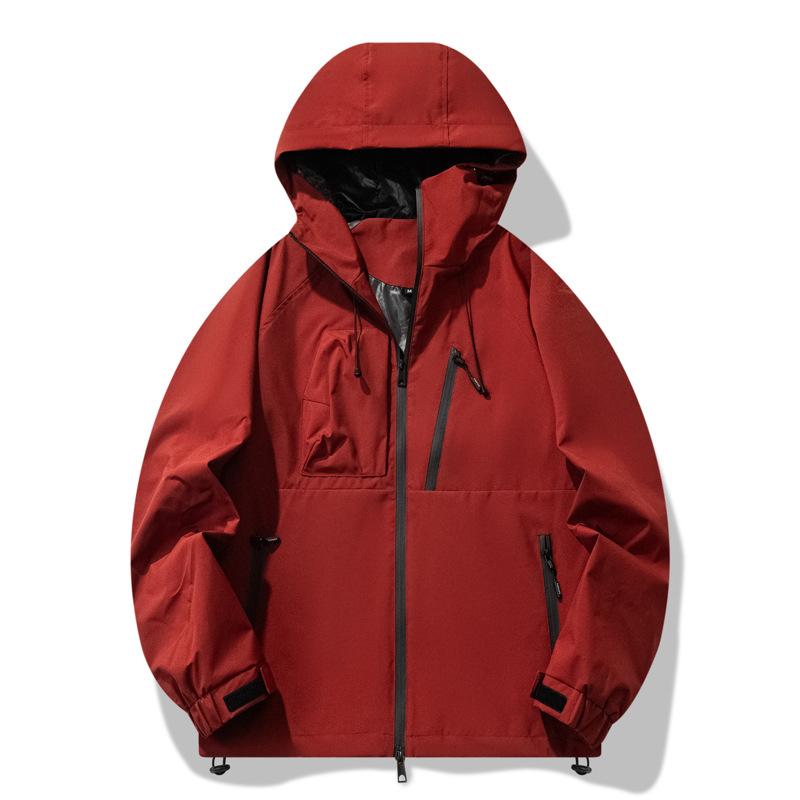 Outdoor Single-layer Couple Jacket Spring and Autumn New Three-proof Outdoor Windproof Waterproof Jacket Functional Mountaineering Suit Tide