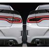 4 Pièces Couvercle d'Optique Arrière Teinté Fumé Garniture Autocollant Décalcomanie Pour Dodge Charger 2015-2022