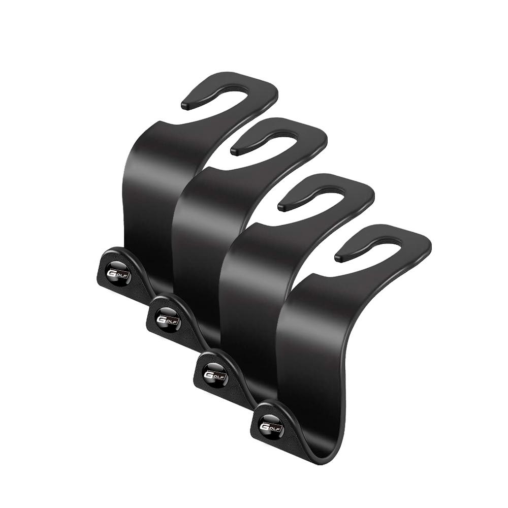 2/4Pcs Car ABS Back Seat Storage Hook Holder Clips Accessories For Volkswagen VW MTM Polo Passat Tiguan Rline Golf Scirocco GTI Zq4