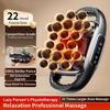 Fascia Guns Muscle Massage 22 Heads Deep Tissue Massager Red Light Gun High Frequency Vibration Relaxation Efficient Shaping