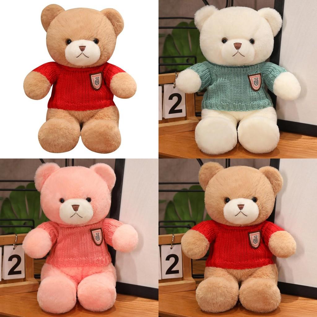 Teddybär Stoffpuppe mit Pullover Design für Geschenk und Sammler