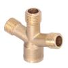 Cross Hose Splitter Garden Hose M14 Thread 4?Way Connector Pipe Fittings for Agricultural Spraying