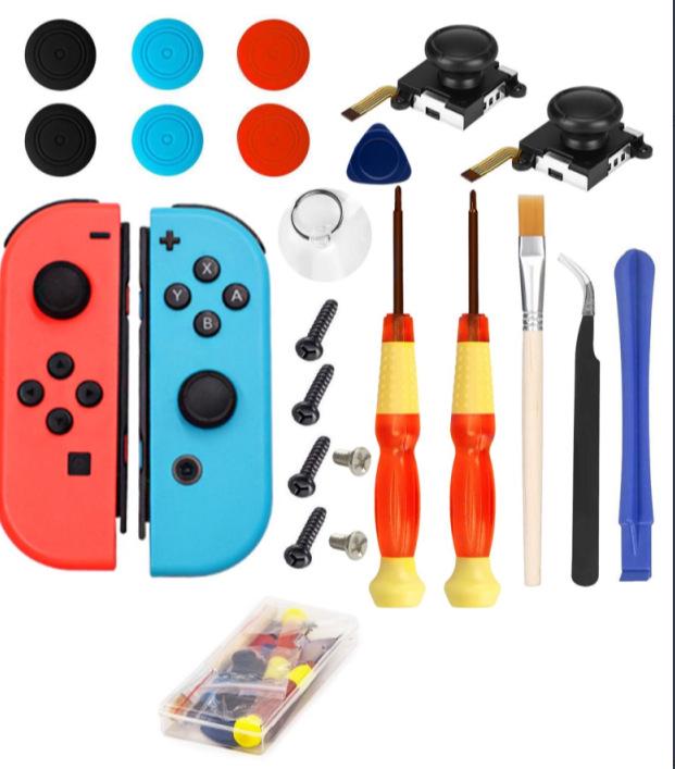 Sada šroubováků na opravu joysticku Joy-Con pro levou a pravou rukojeť Nintendo Switch 3D