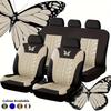 Beautiful Butterfly Tire Pattern Embossed Car Seat Cover - Universal Fit