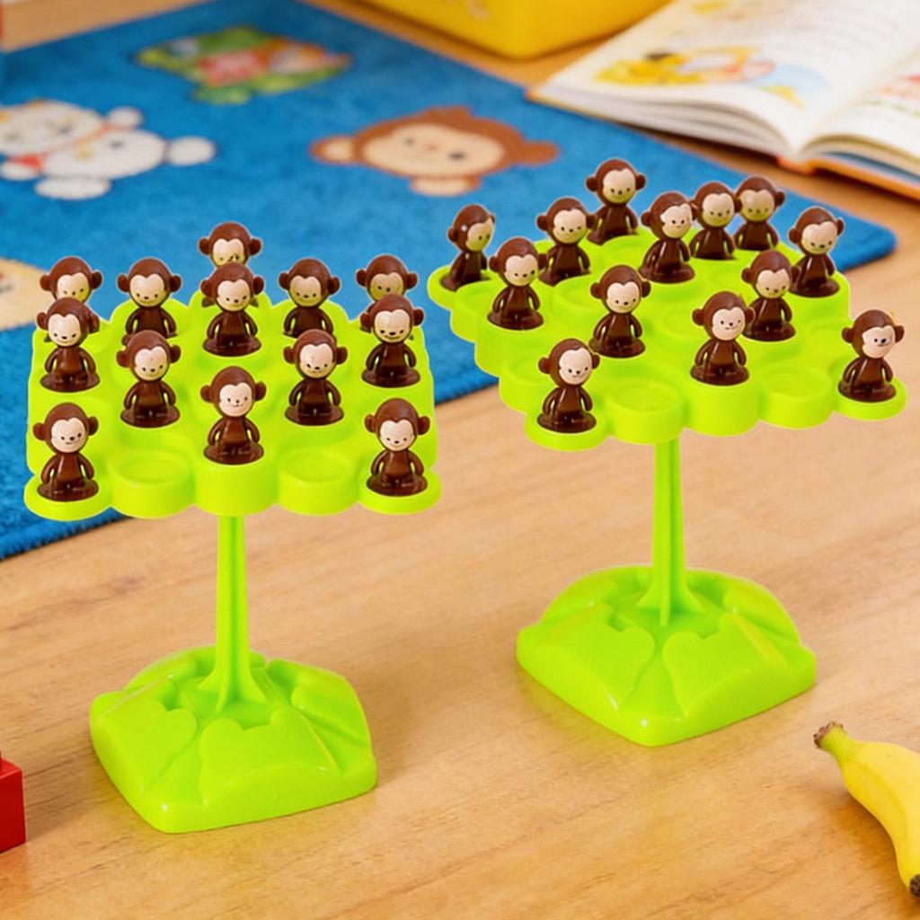 Monkey Balance Tree Focus Balance Training Children's Toys Folding Music Series Parent Child Interactive Board Game
