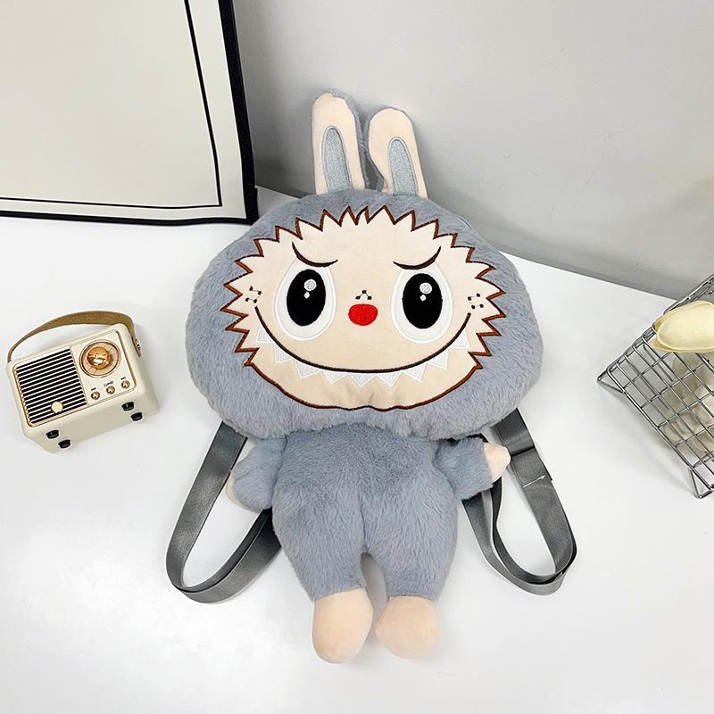 New Japanese Plush Two-dimensional Pain Bag Cute Pull Cloth Large Appetite Plush Pain Bag Shoulder Bag KTB