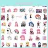 Reusable Bocchi The Rock Pvc Stickers No-repeat Graffiti Decoration For Kids