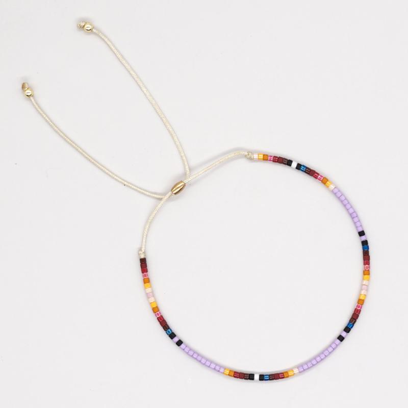 Kleurrijke Boho Handgemaakte Kralenarmbanden Zaadkraal Stapelbare Armband Vriendschapsarmband Zomer Strand Vakantie Sieraden Cadeau