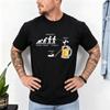 Week Evolution Jump Beer Mug Cartoon Cotton Unisex Tshirt Stick Figure Weekly Drinking Graphic Tops Funny Bar Lover Street Tees