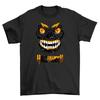 Halloween_228 Spooky Skull and Crossbones T-shirt - Funny and Frightening! Unise