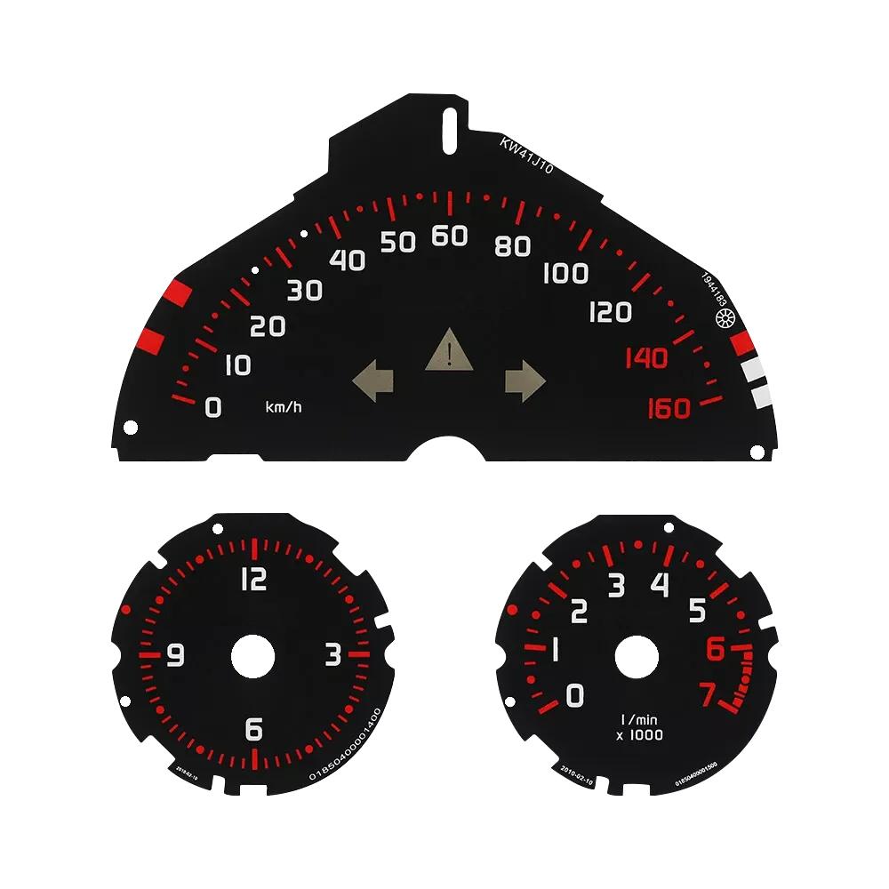 3PCS Car Digital Dashboard Racing Speedometer Digitaltacho Dash Board For Smart Fortwo 451 Gauge Face W451 2011-2015 Accessories