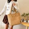 Spacious Women's Canvas Crossbody Tote - Fashionable, Versatile Shoulder Bag for Students