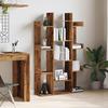 Bookshelf Vintage Wood Look 86 X 25.5 X 140 Cm Engineered Wood